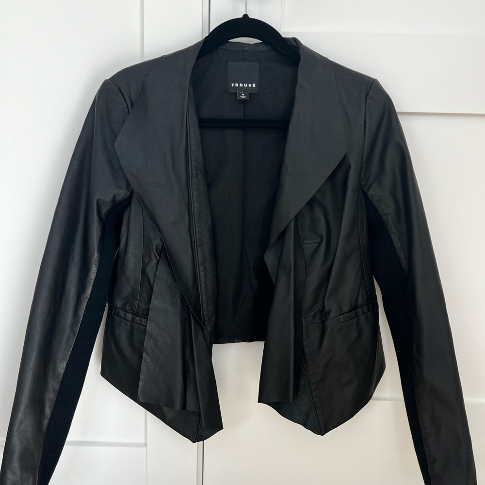 Trouvé leather jacket - like new - size M